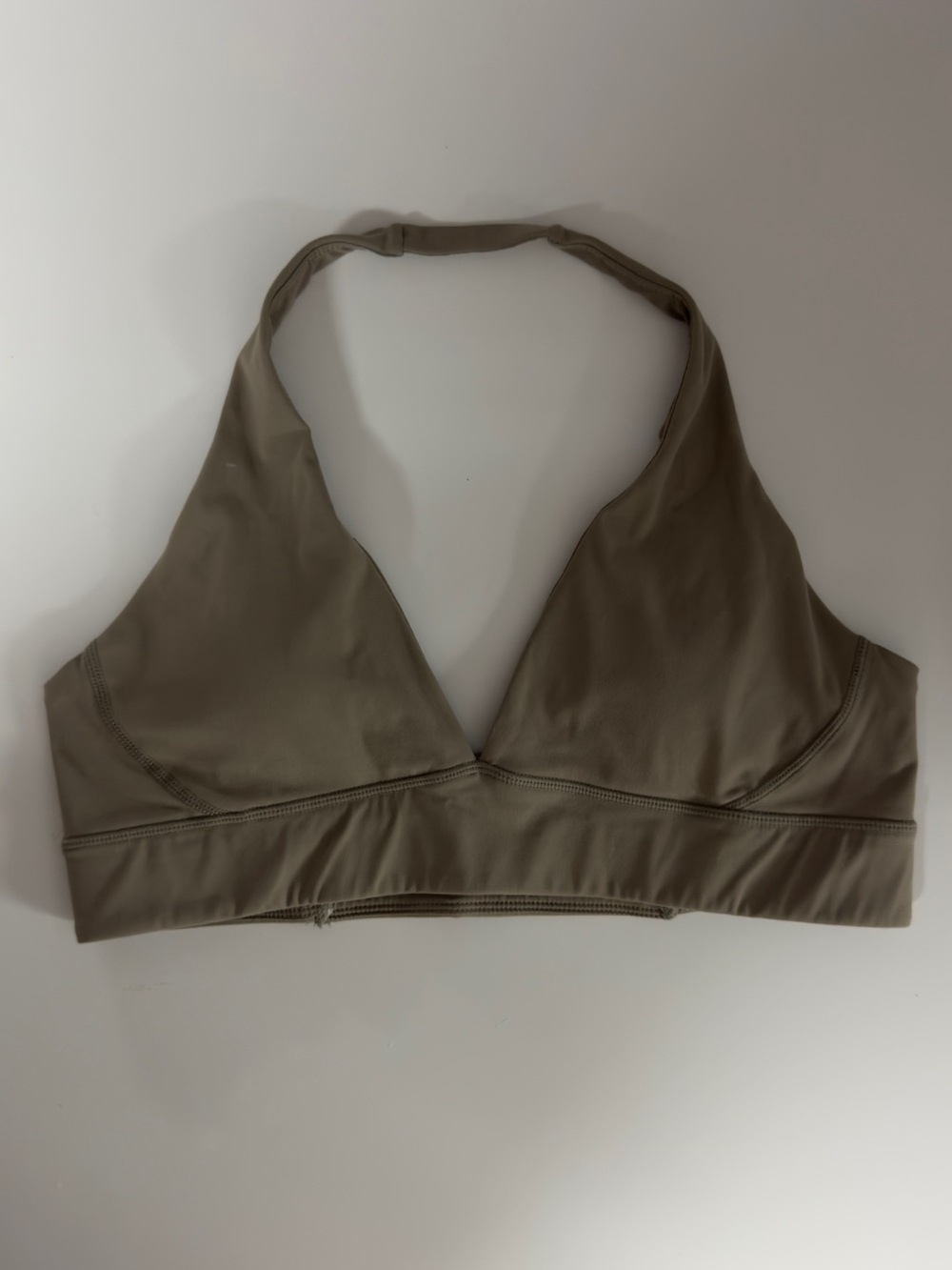 Garage Satellite Beige Halter Bralette
